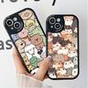 Гибкий мягкий силиконовый чехол с мультяшным цветным принтом и милыми животными и кошками, полная задняя крышка для iPhone Samsung Xiaomi Redmi