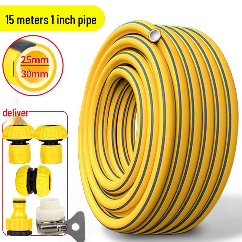 Высокотемпературный, устойчивый к давлению 1-дюймовый шланг для автомойки, полива цветов и овощей, использования во дворе