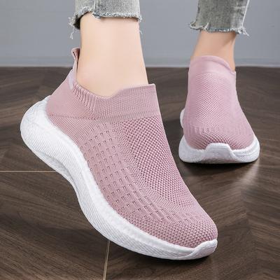 Женские мокасины, лоферы, повседневные туфли без застежек, летние мужские туфли без застежек, легкие носки, обувь для мам, большой размер 36-45