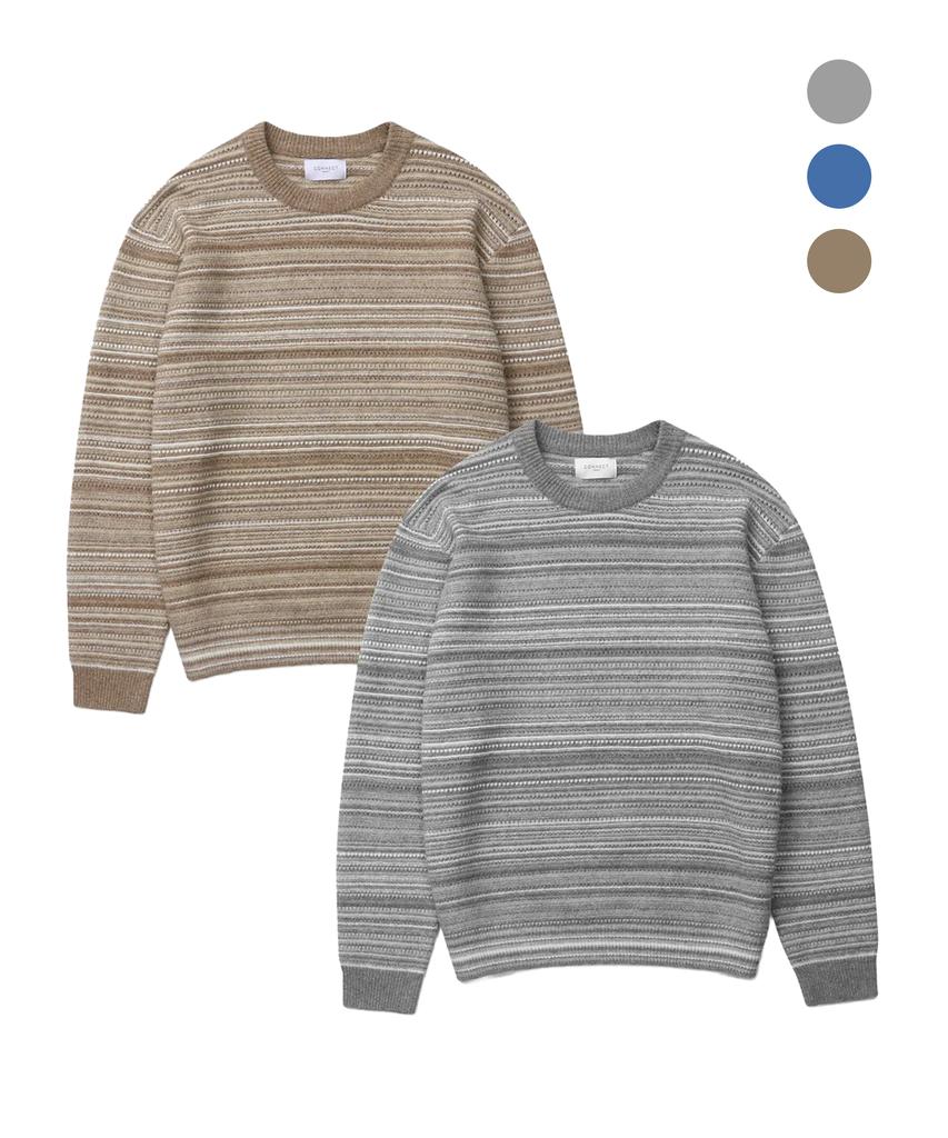 CONNECT KINLOCH Gradient Multi-Stripe Knit (3 Colors)