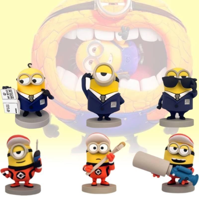 Очаровательная коллекционная фигурка миньона из Гадкий Я 4, ПВХ игрушка для детей, подарок на день рождения