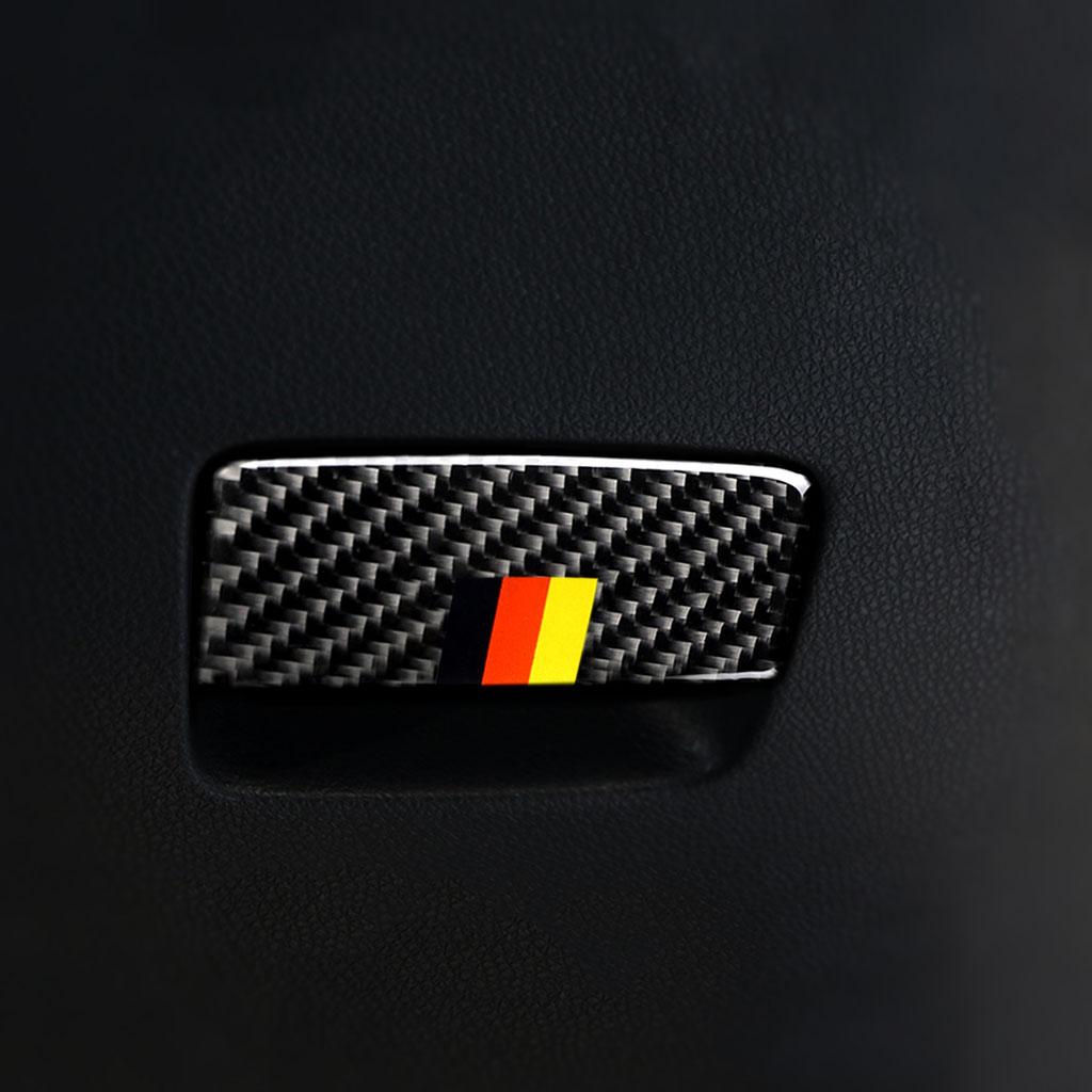 Автомобильный Стайлинг, ящик для хранения со стороны пассажира из настоящего углеродного волокна, накладка на ручку для Mercedes Benz A CLA Class 13-18/GLA