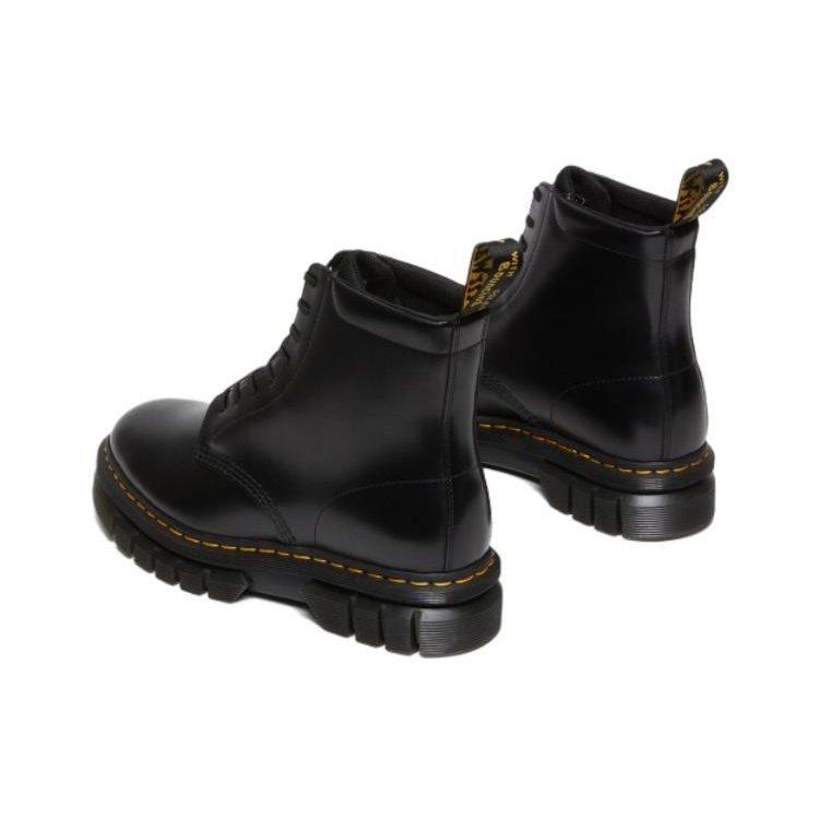 Ботинки Dr.Martens Rikard на платформе со шнуровкой из гладкой кожи 'Черный' 27833001