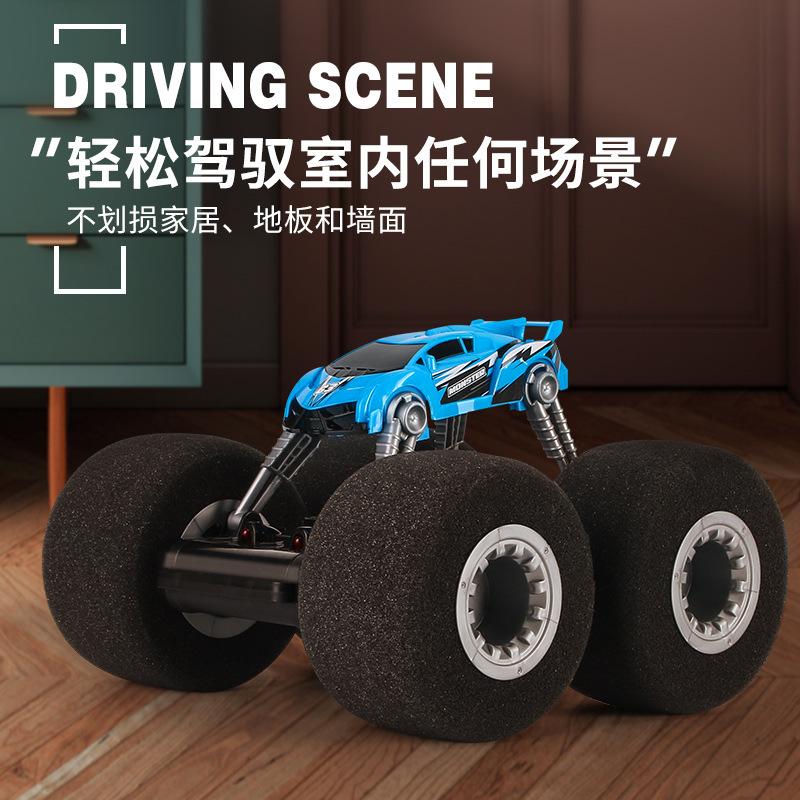 EBOYU 9089A RC Monster Truck с гигантскими колесами RC Stunt Car Shot Indoor Remote Control Car Super Soft Wheels Gift Toys for Children