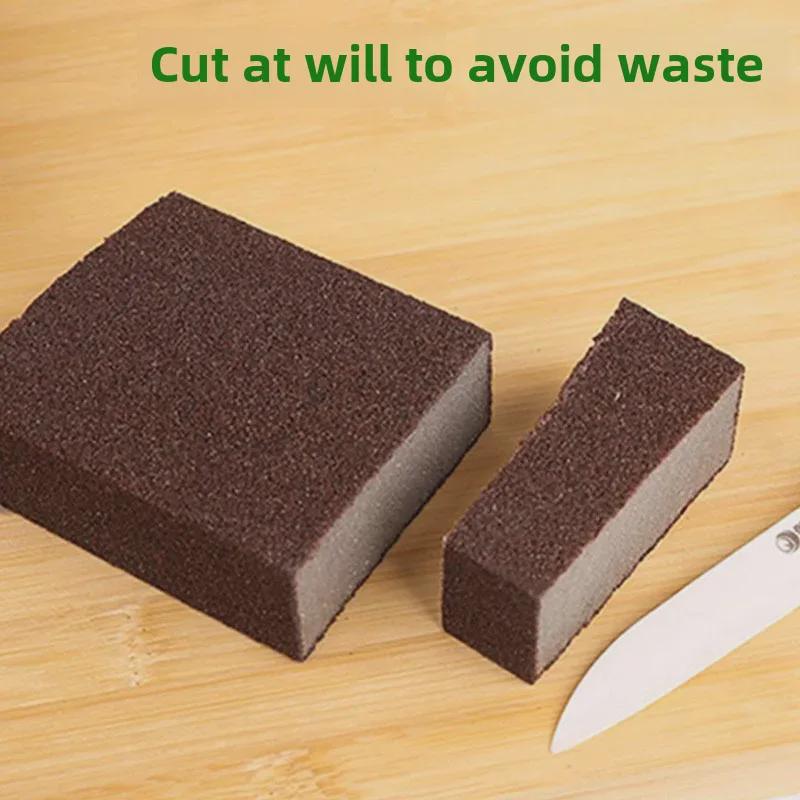 Алмазная абразивная губка: Щетка для чистки кухонных кастрюль и посуды для удаления ржавчины и черного налета