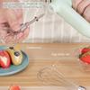 Portable Electric Eggbeater Adjustable Gears Mini Egg Beater Electric Cordless Mixer  Whipped Cream