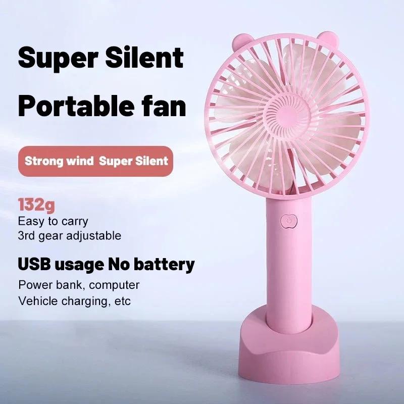 BreezeMate Pro | USB-C 3-Speed Pocket Fan – 360° Silent Cooling, 12H Runtime, Fast Charge for Office & Travel
