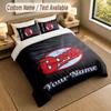 Bedding Set 1 Duvet Cover 2 Pillowcases David Bowie Print Soft Bed Linen Bedroom Decor