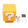LED Question Block Night Light with Sound Rechargeable Energy Saving Bedside Lamp for Bedroom