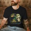 Vintage Pigeon And Moon Print Tshirt Unisex Unisex Pigeon Lover Gift Tshirts Casual Short Sleeve Meme Animal Fun T Shirt