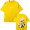 Anime Fairy Tail Lucy Natsu Dragneel Happy Fun Graphic Print Unisex Comic Vintage Loose‑Fit Streetwear T-shirt