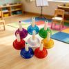 Hand Bell Color-Coded Musical Handbell Metal for Classroom, Children, Beginners