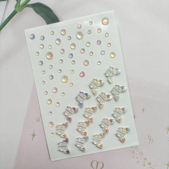 Self-Adhesive Face Rhinestone Makeup Supplies Sparkling Non-Irritation Festival Face Jewels Face Eye Gems for Women