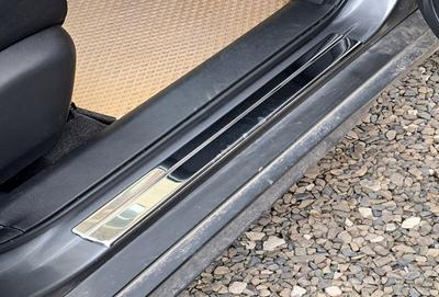 Накладки на пороги OmsaLine (4 шт, нерж) для Nissan X-trail T32/Rogue 2014-2021 гг