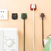 2 шт., крючки для шнура питания, настенные вешалки для бритв, прочные несущие водонепроницаемые самоклеящиеся простые вешалки для ванной комнаты