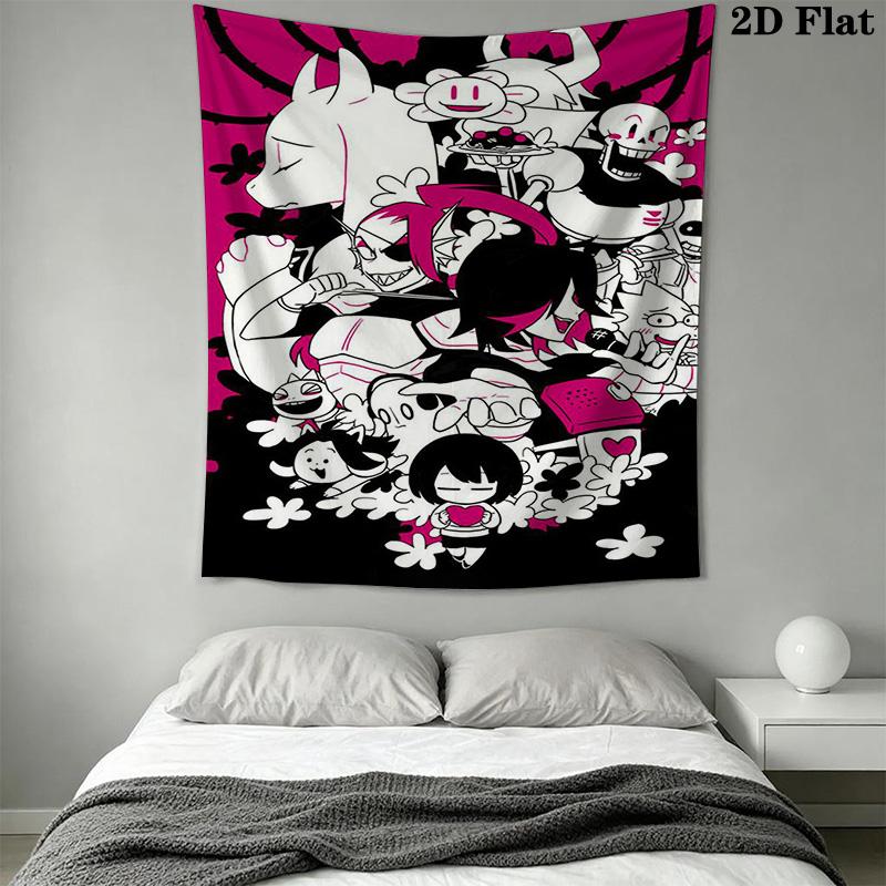 Undertale Pattern Home Decor Tapestry, Wall Hanging, Decorative RV Wall Cloth.XGT0914214