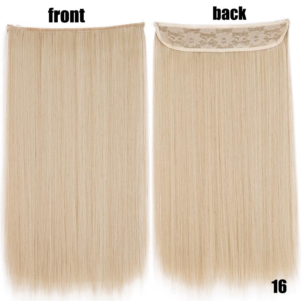 XINRAN 22-дюймовые модные женские волосы для наращивания, устойчивые к высоким температурам, синтетические волны, длинные волосы без клипс, невидимый парик для лески