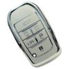 Чехол для ключа ZANEKO Alphard, совместимый с Toyota Alphard 30 серии (серебристо-белый)