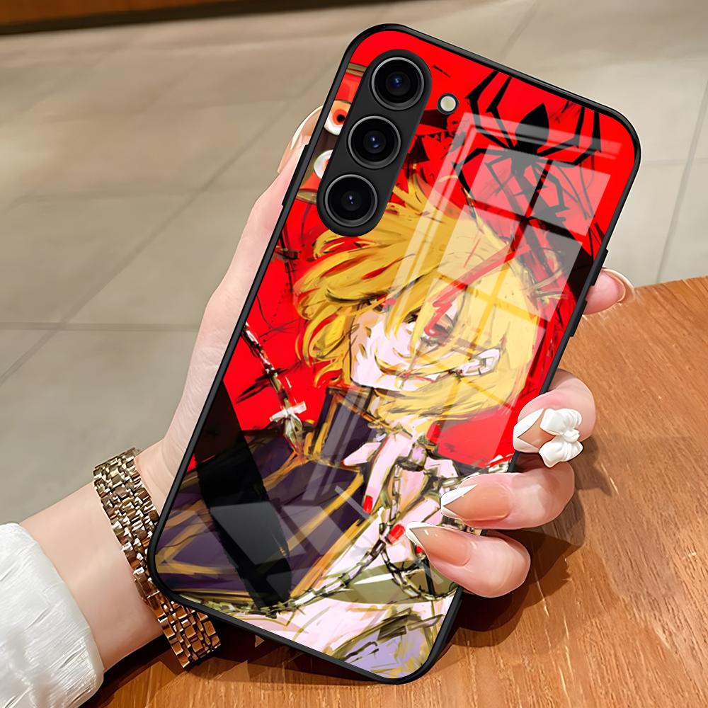 Чехол для телефона Hunter X Hunter Аниме Курапика для Samsung S26 S25 Edge Ultra S23 S22 S21 S20 Ultra Plus S24 Fe A54 A53 A25 Стеклянный Co