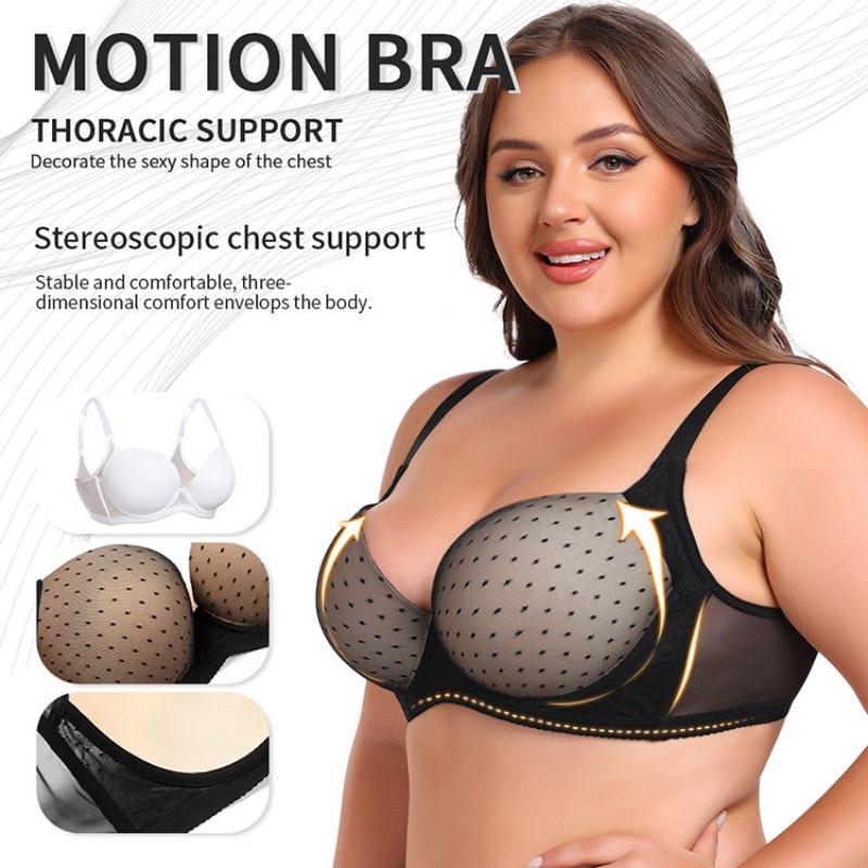 Plus Size Bras for Big Breasts That Look Smaller Prevent Sagging Gather and Breathable Large Cup Underwire Bras