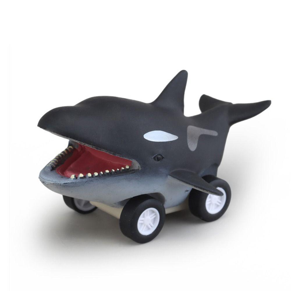 Whale Shark Dolphin Inertia Car Toy Cute Killer Whale Pull Back Toy Car Press and Go Car Toy Girls