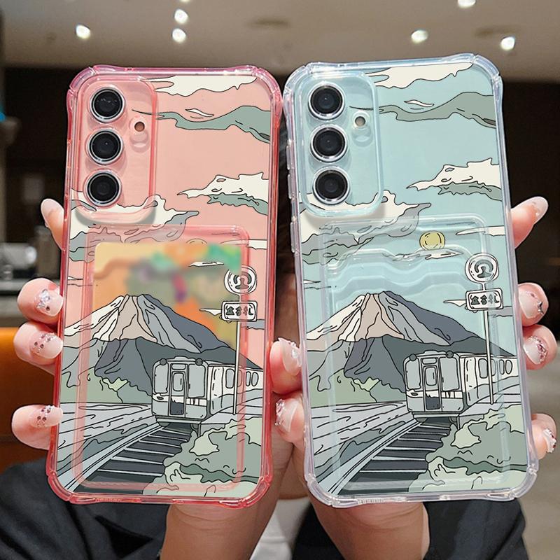 Чехол-кошелек с отделениями для карт для Samsung Galaxy S24 S23 FE S25 Edge S22 Ultra A56 A55 A25 A15 A16 5G A17, горизонтальный, из мягкого ТПУ