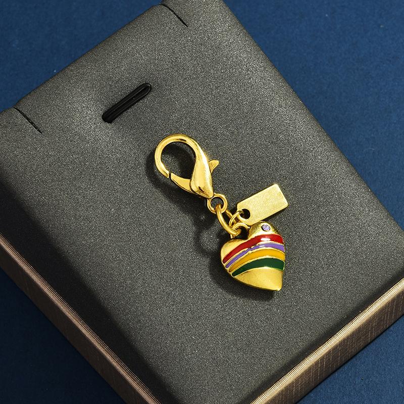 Exquisite Cherry Butterfly Keychains For Women Bag Pendant Car Keyring Creative Backpack Decoration Accessories Gifts