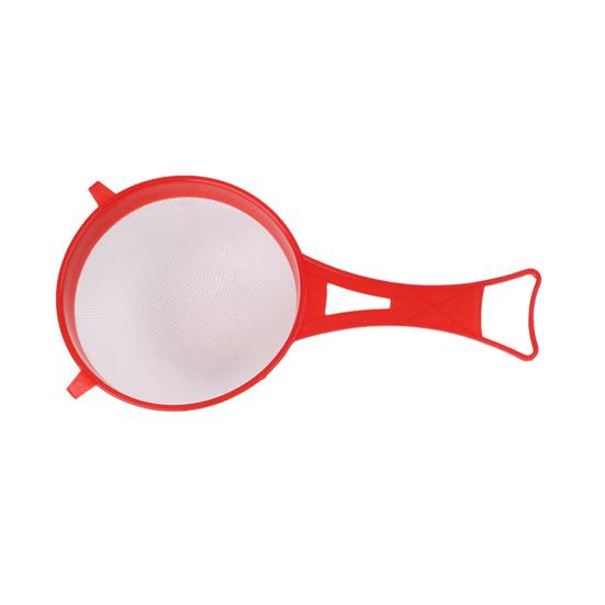 4 шт. Мучное сито с длинной ручкой, безопасный пластик, многофункциональное, для пищевых продуктов, муки, чая, кухонное