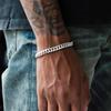 1pc Men's Stainless Steel Curb Cuban Link Chain Bracelets Jewelry Gift