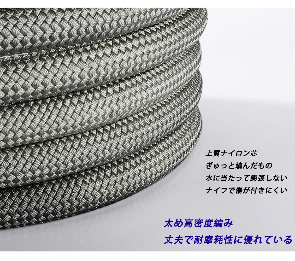 Car Tow 5 to 35 Ton Car Emergency Rope for Snowy Natural Easy to High Cargo Car Stuck Car Emergency Escape with Universal Type 10 Rope, Capacity,