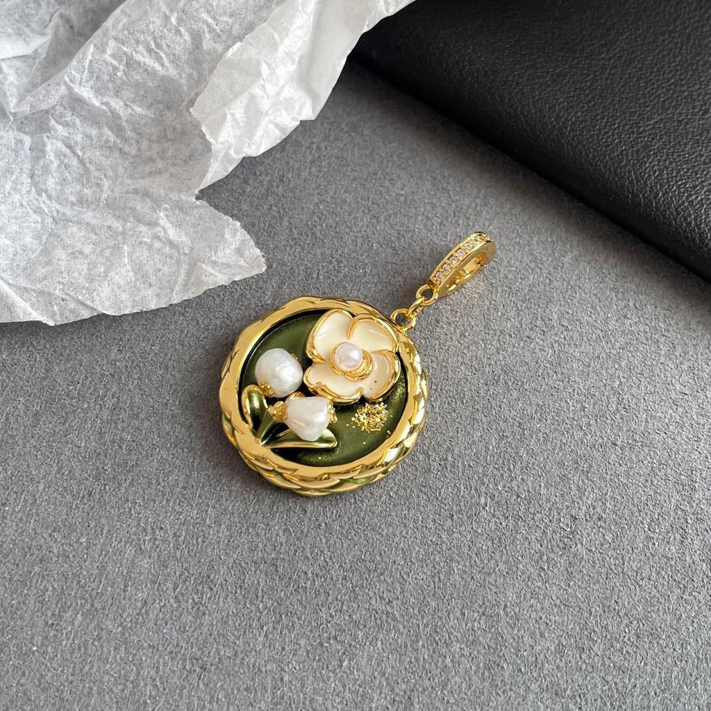 NALA Nala оригинальный дизайн ожерелье с капельной глазурью, роспись одиночный кулон без цепочки, универсальная ниша, подвеска с универсальной застежкой