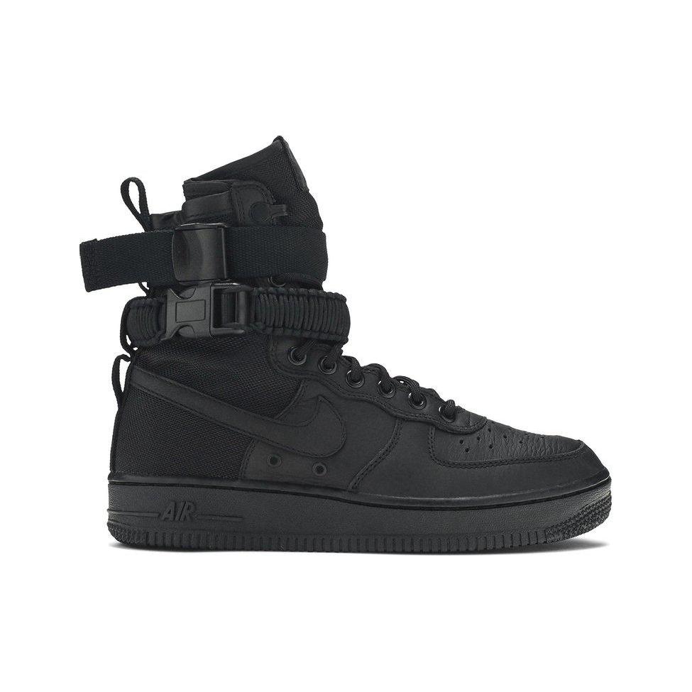 Nike SF Air Force 1 High Тройной Черный Женский 857872-002