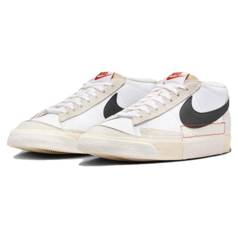 Nike Кроссовки Blazer Low Pro Club 'Белый/Черный' Обувь для скейтборда FJ3694-100