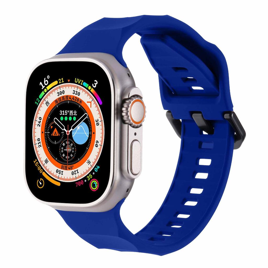 Мягкий силиконовый ремешок для Apple Watch Ultra 3/2 49 мм 46 мм 45 мм 44 мм 42 мм 40 41 мм Спортивный браслет iWatch Серия 11 10 9 8 7 5 SE 3
