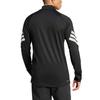 adidas SS25 Sports Leisure Series Удобная мягкая облегающая футболка с длинным рукавом для мужчин, черные JW7567
