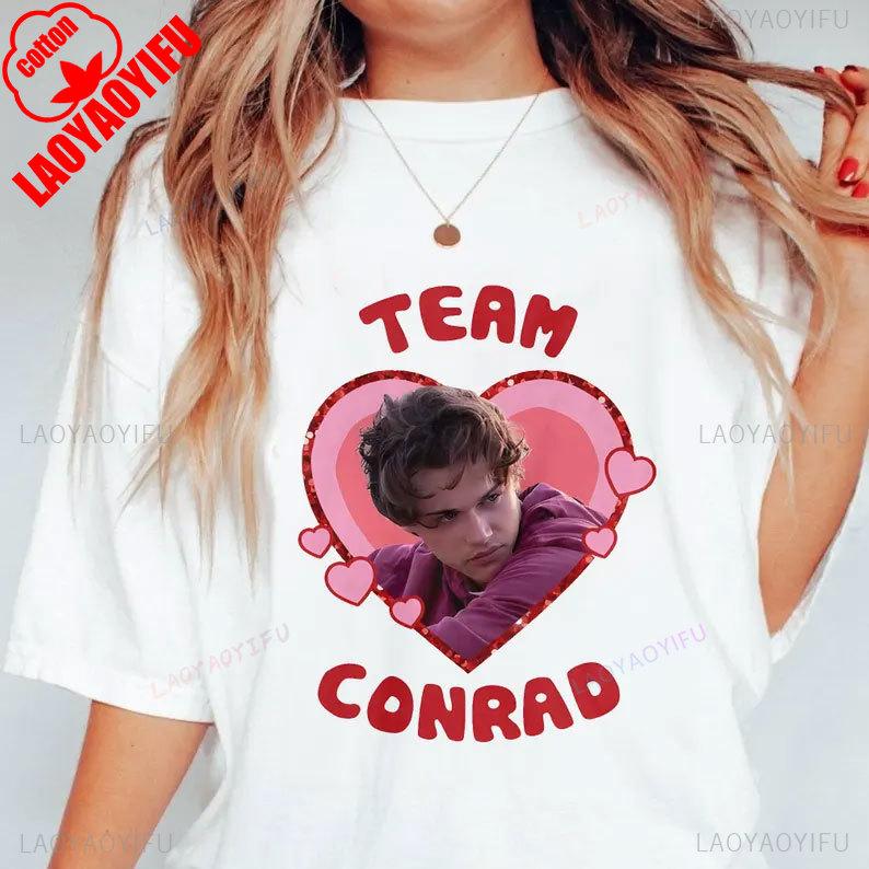 Vintage Conrad Fisher Shirt Team Conrad The Summer I Turned Pretty Retro Conrad Fisher Girls Dinner Y2k Top WoUINISEX Clothing 2025