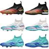 Новые футбольные бутсы большого размера, мужские и детские с шипами для искусственного газона, футбольные бутсы с жесткой подошвой, кроссовки с высоким верхом