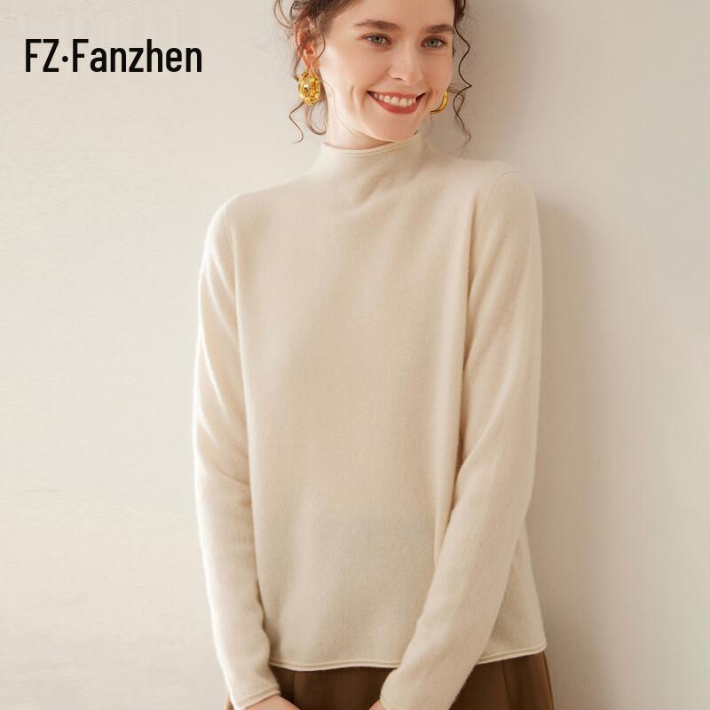 Женский кашемировый свитер Fanzhen с полувысоким воротником