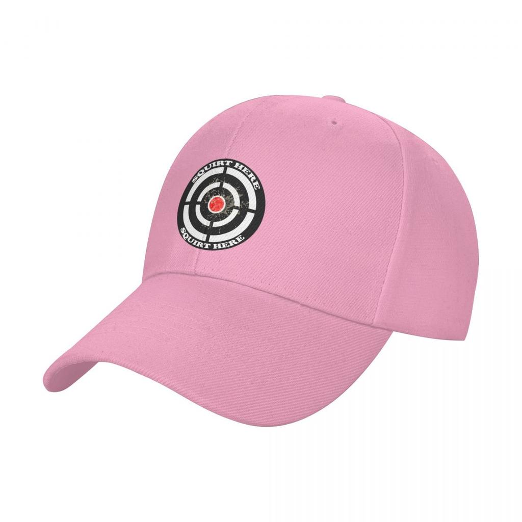 Squirt Target, Squirt Here, Funny Rude Inappropriate Unique Anniversary Idea Baseball Cap Hip Hop Vintage derby hat Boy Women's