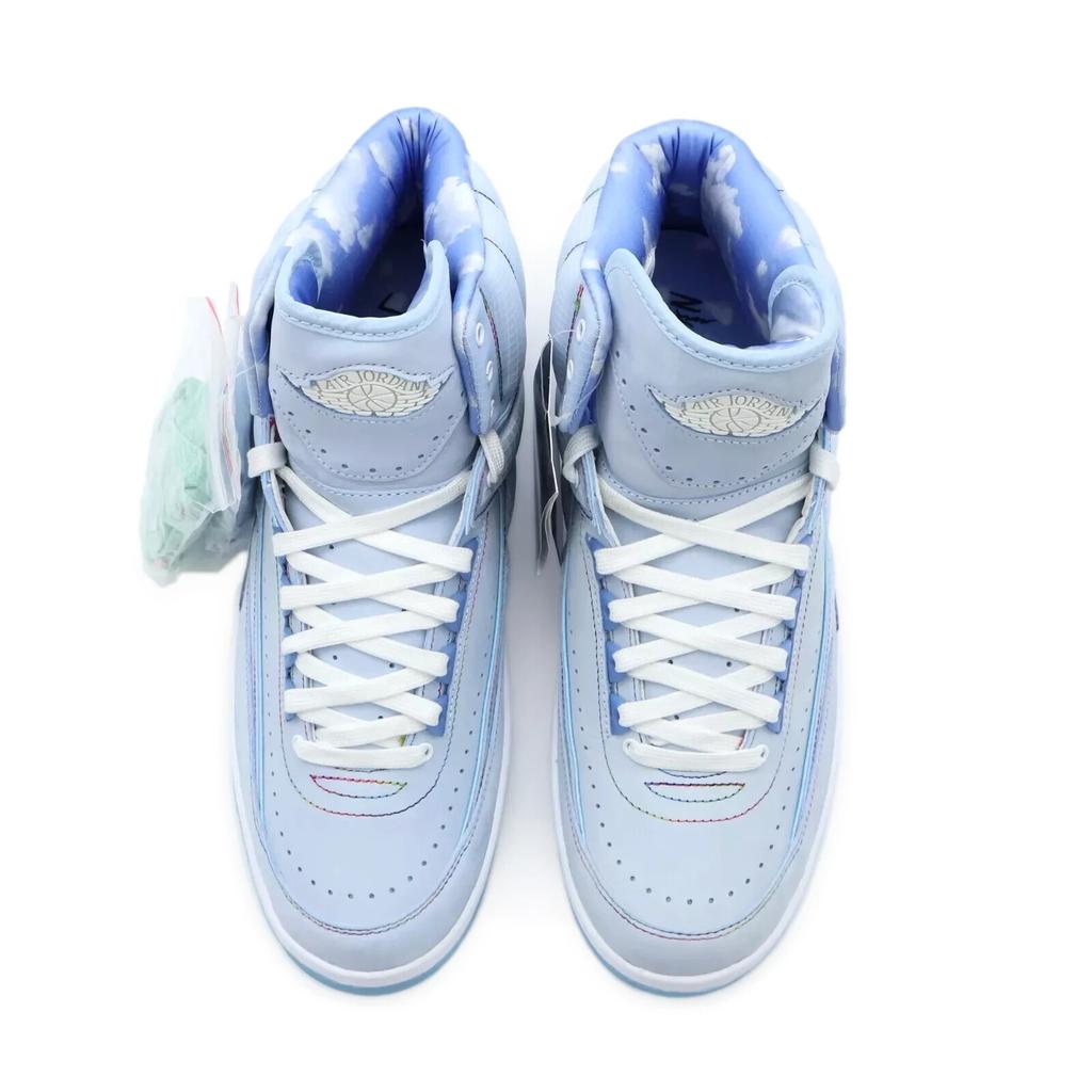 DQ7691-419 Джей Балвин Nike Air Jordan 2 Retro SP Небесно-голубой Белый (Мужской)