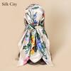 High-quality Luxurious Silk Scarves Headband Scarfs Neck Scarf For Women Chain Silk Scarf Women's Decorative Shawl