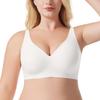 Ladies' Seamless Underwear: Push-Up, Wire-Free, Fixed Cups, Lightweight Bra Plus Size Women's Comfortable and Breathable