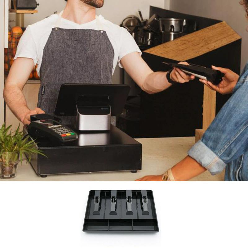 2 шт. зажимы для кассового аппарата ИЛИ 1 шт. кассовый аппарат с 3/4/5 отделениями лоток-вставка в кассовый ящик для денежного ящика