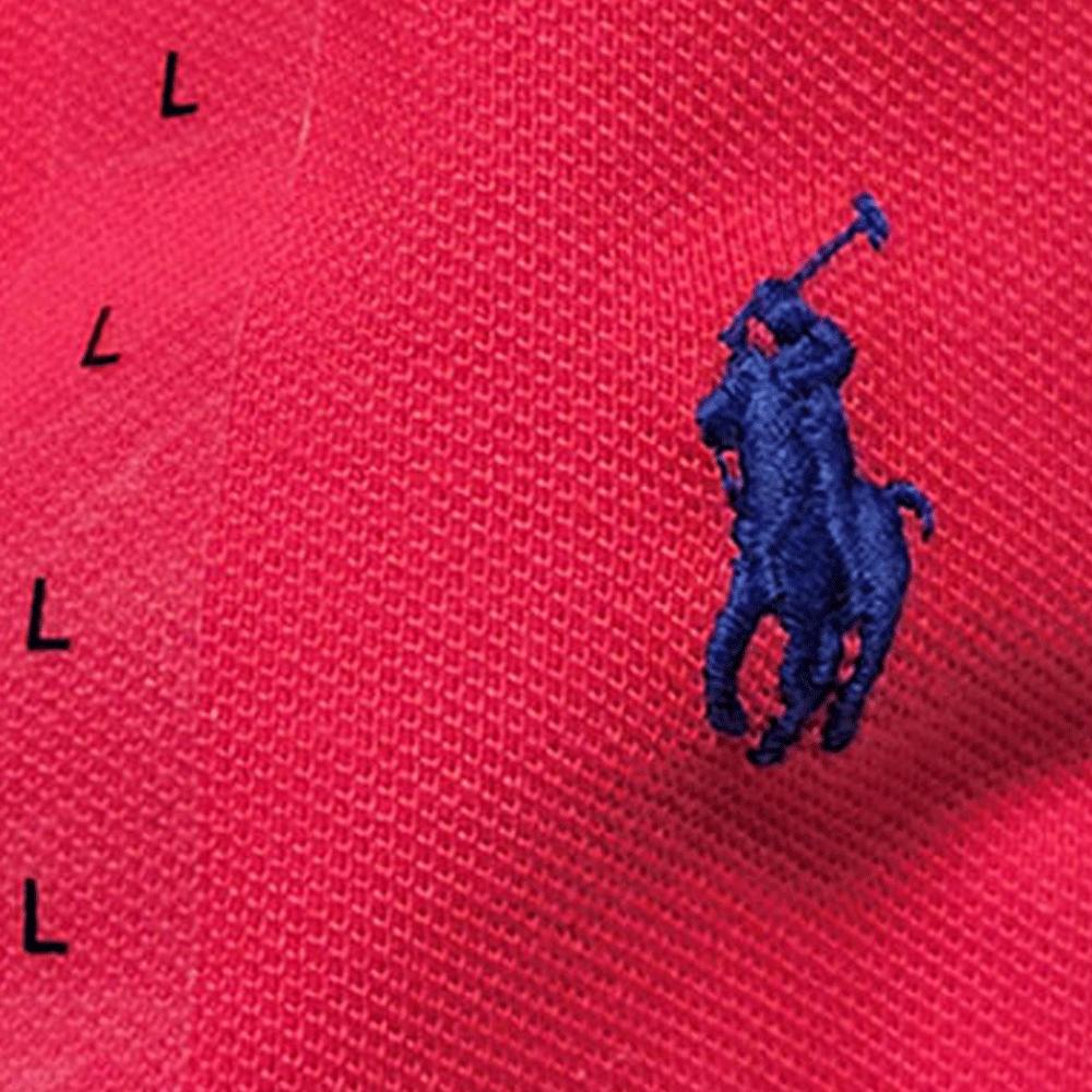 Polo Ralph Lauren Ss23 Однотонная рубашка поло с вышивкой логотипа на пуговицах с коротким рукавом для мужчин Рубашки поло 710794275-031