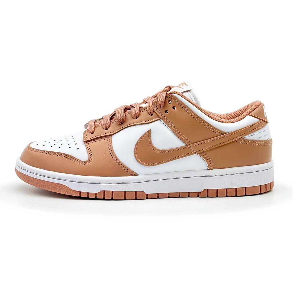 DD1503-118 Nike WMNS Dunk Low Rose Whisper Нежно-розовый Бежевый Белый Румяно-вишневый