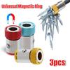 Magnetic Screw Rings Magnetized Ring Screwdriver Bits For 1/4 Inch 6.35MM Screwdriver Bits Electric Screwdriver Bits
