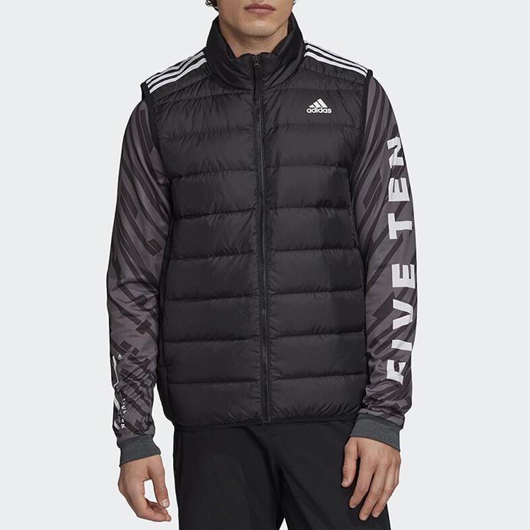 adidas Жилеты Мужские Черный Стойка Умеренный Другое GH4583-