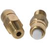 2pcs Brass Thermal Release Valve 1/4" Temperature Control Valve  Pressure Washer Pump