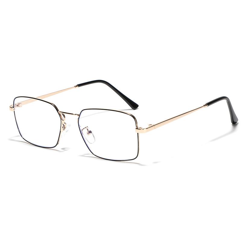 Очки Квадратные очки Nerd Sven Декоративные очки Женские изящные очки Commuter Металлические плоские зеркала