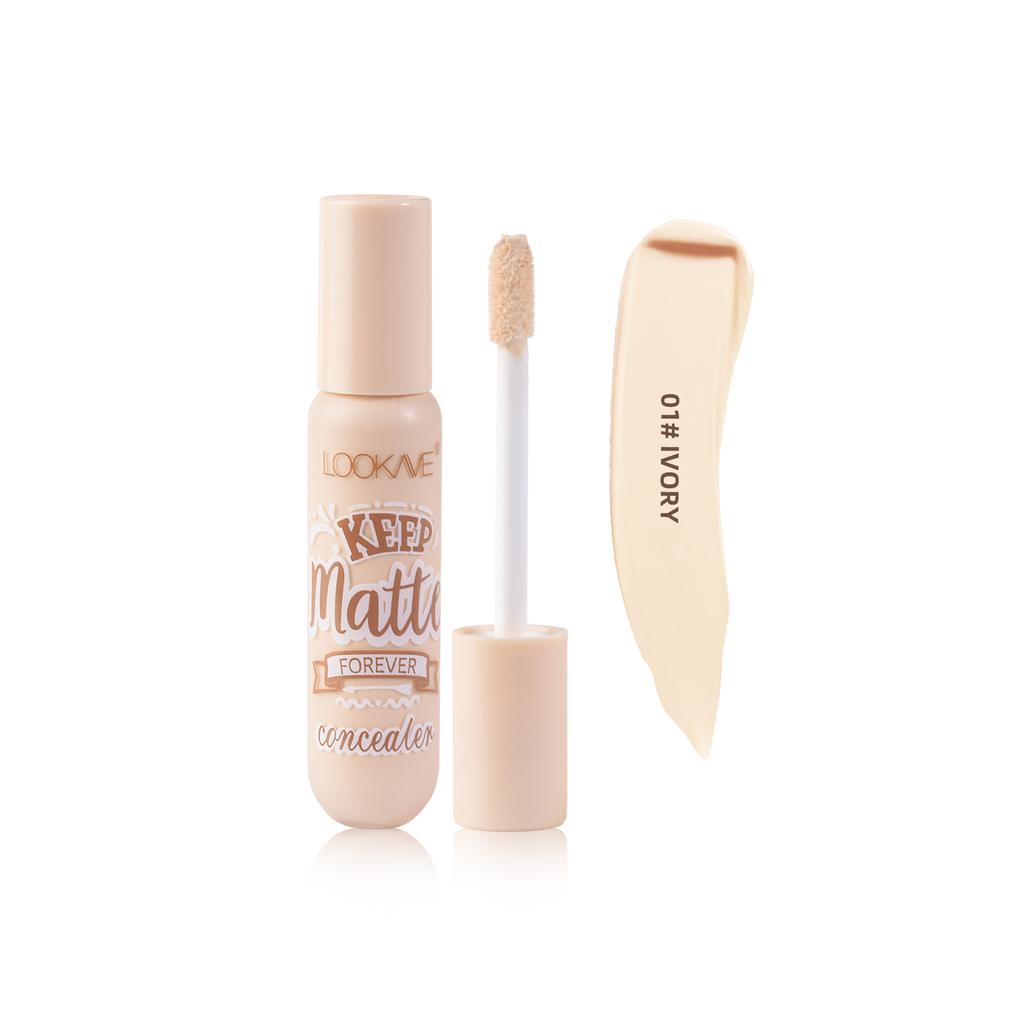 Concealer Waterproof Liquid Foundation Full Coverage Long Lasting Face Scars Acne Dark Circles Cover 8g